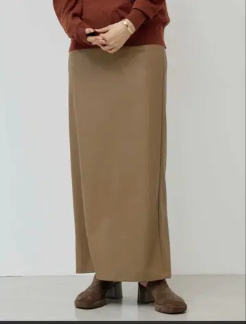 인조 가죽 타이트 스커트