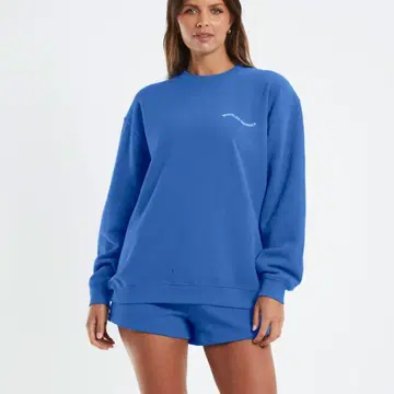 SUBTITLED 파랑 맨투맨 XXS