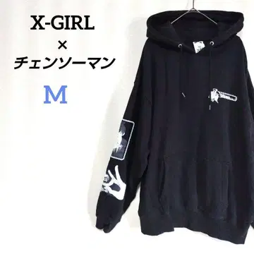 엑스걸 체인소 맨 콜라보 풀오버 후드티 후지모토 타츠키 완판템