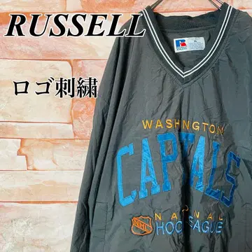 [ NHL 콜라보 ] 러셀 Russell 나일론 풀오버 아이스하키 L