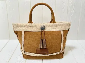 MINNETONKA 미네통카 보아 토트백 스웨이드 느낌 카멜