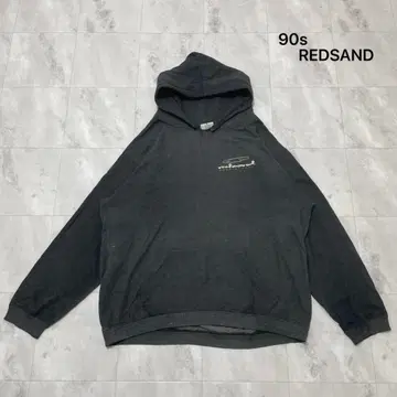 90s 레드 샌드 맨투맨 후드티 스트릿 SK8 USA 기획