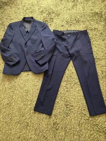 ZARA 남성용 수트 네이비 40