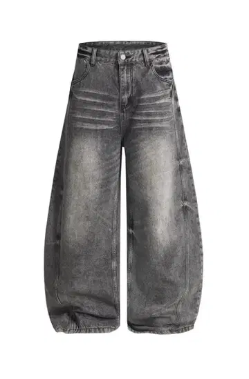 그레이 벌룬 데님 elev