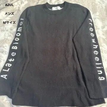 남성용 블랙 스웨터 M 사이즈