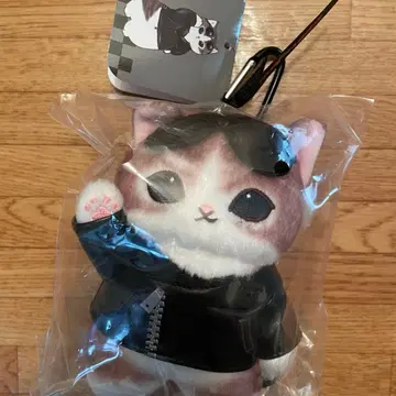 모프 샌드 mofusand 다이너 마스코트 가죽 재킷냥