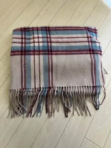 TWEEDMILL 울 100% 체크 무늬 스톨