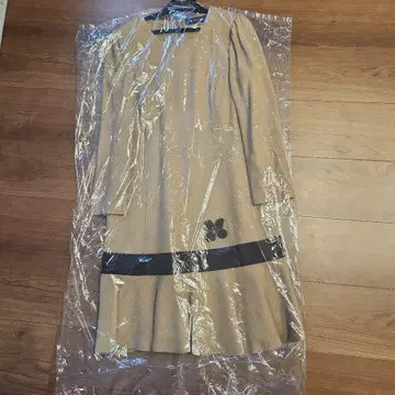 Ms Gracy 브라운 계열 밑단 플리츠 플레어 원피스 36