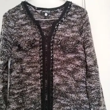 SUPER BEAUTY 슈퍼뷰티 스팽글 가디건