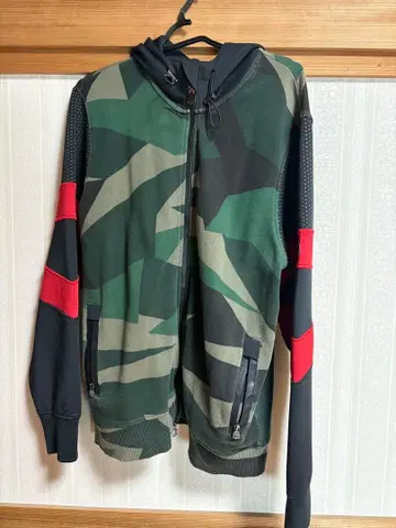 Hydrogen 하이드로겐 카모 패턴 풀 집업 후드티