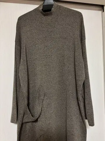 요건 레일 JURGEN LEHL 브라운 니트 롱 원피스 긴팔