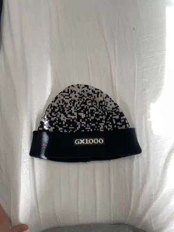 GX1000 니트 모자 비니 블랙 화이트