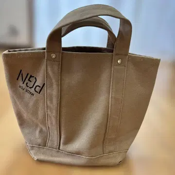 포스트 제너럴 오가닉 메이드 스탠다드 토트 S 샌드 베이지