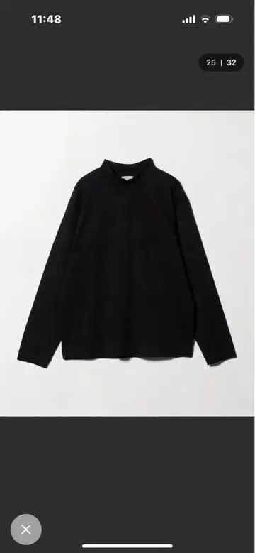 그린 라벨 릴랙싱 긴팔 모크넥 티셔츠 택 포함