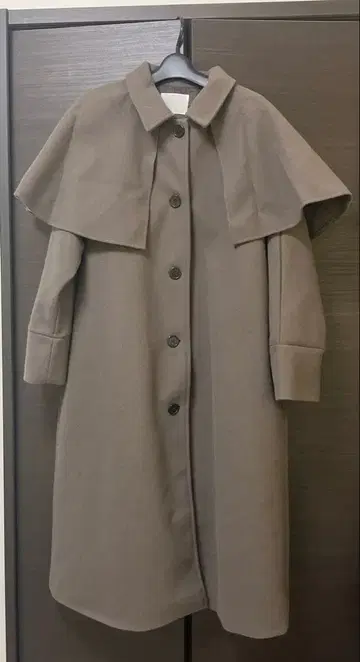 ehka sopo 롱 코트 브라운