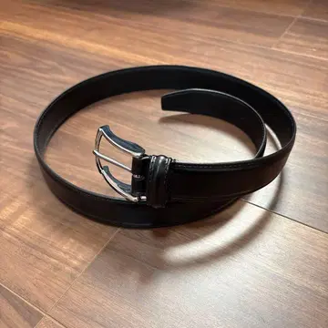 Anderson's 송아지 가죽 벨트 블랙