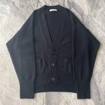 MACPHEE 울 캐시미어 혼방 블랙 가디건 S 사이즈