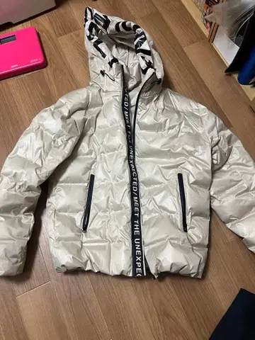 WALK&WIND 아이보리 다운 자켓 L