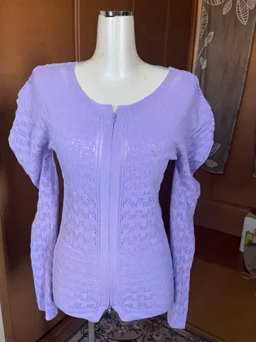 라벤더 시스루 노쏘잉