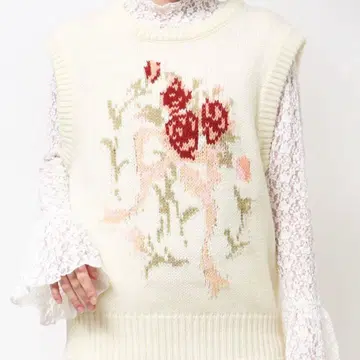 merry jenny 부케 스웨터 베스트