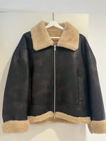 가죽 자켓 코트 퍼 오버 인조 가죽 라이더스