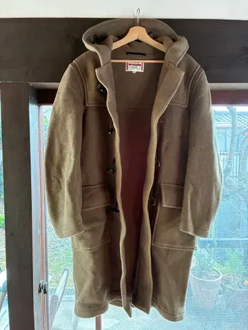 카키 후드 부착 더플 코트 McGregor 2L