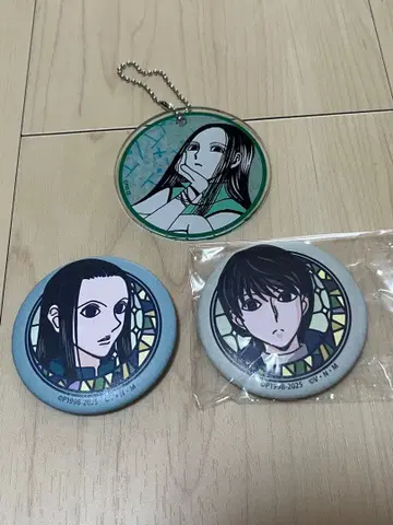 HUNTER x HUNTER 일본제 캔뱃지 이르미 2개 세트 아크링 키링
