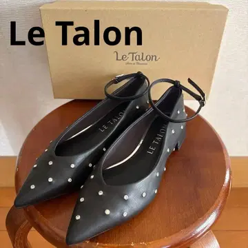 [컨디션 최상] LE TALON 포인트 앵클 스트랩 인기 펌프스