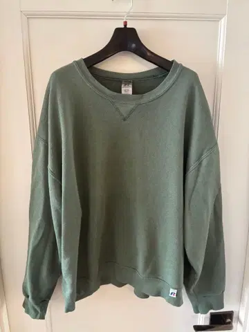 Russell 그린 맨투맨 L 사이즈