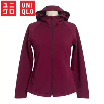 컨디션 최상 UNIQLO 스트레치 플리스 풀 집업 후드티