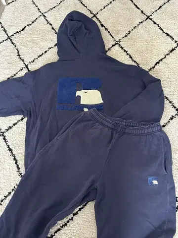 xlarge x Russell Athletic 네이비 셋업