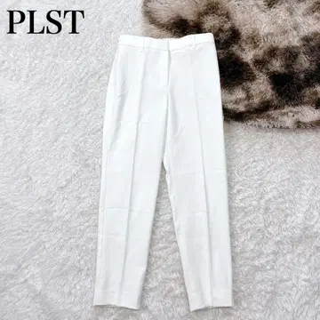 새상품급 플라스테 린넨 블렌드 스틱 스트레치 팬츠 최근 모델