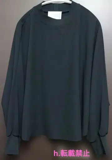 비어즐리 니트 콤비 돌먼 블라우스