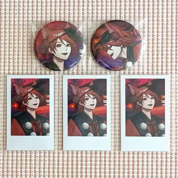 아이레쓰 리우라 캔뱃지 폴라로이드 백귀야행