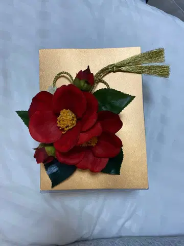 조화 머리 장식 기모노 후리소데