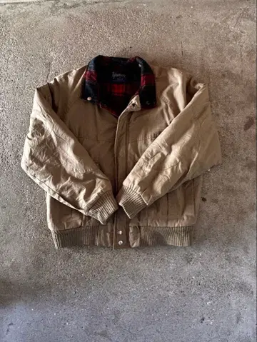 캐주얼 스트릿 아메카지 베이지 점퍼 그런지 짧은 기장