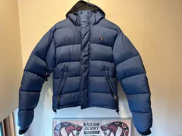 MOONSTONE 다운 자켓 네이비X블랙 사이즈S