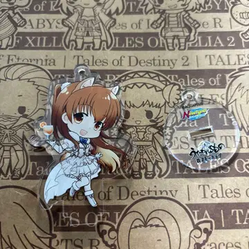 로스트 플래그 콜라보 카페 아크릴 스탠드 키링 오기소 유키나