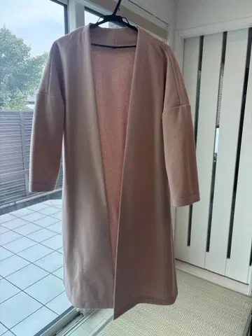 FENNEL 리버서블 롱 코트 베이지