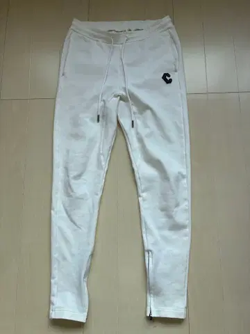 CRONOS 화이트 조거 팬츠
