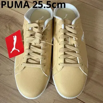 미사용 새상품 PUMA 베이지 캐주얼 스니커즈 25.5cm