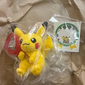 카라비너 부착 마스코트 피카츄 포켓몬 센터 카가와 야돈 부채