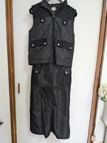 블랙 타이트 스커트 베스트 포함