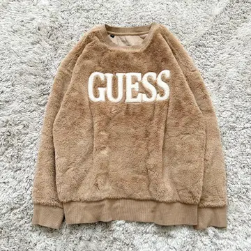GUESS 프리 스트레이너 복슬복슬 푹신푹신 베이지
