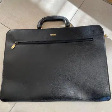 BALLY 블랙 가죽 비즈니스 백