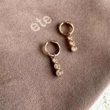 ete 에테 스윙 귀찌 골드 캐치 포함 SV925