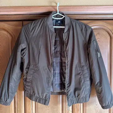 H&M MA-1 플라이트 자켓 L 브라운