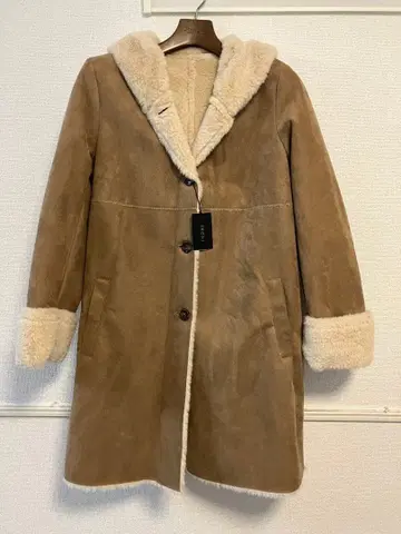 INGNI 무스탕 코트 M 카멜