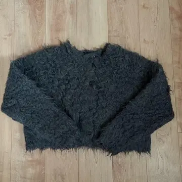 AZUL by moussy 샤기 니트