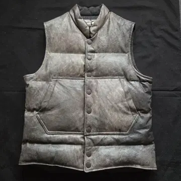 Lynch silversmith Heavy gauge 가죽 다운 베스트